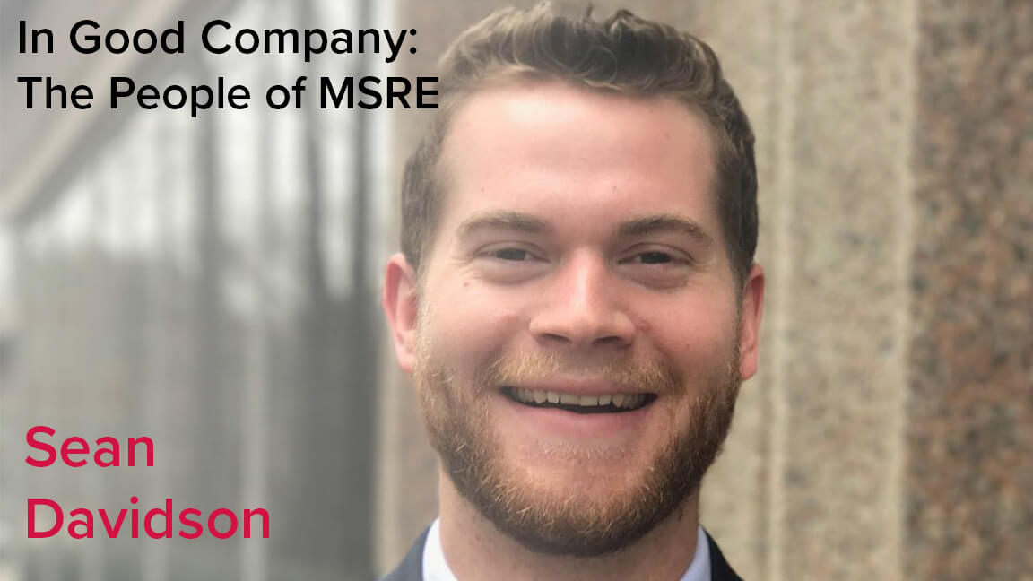 In Good Company: The People of MSRE – Sean Davidson
