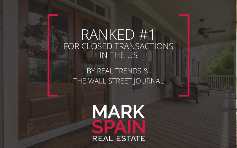 Mark Spain Real Estate Named REAL Trends #1 Team in the U.S.