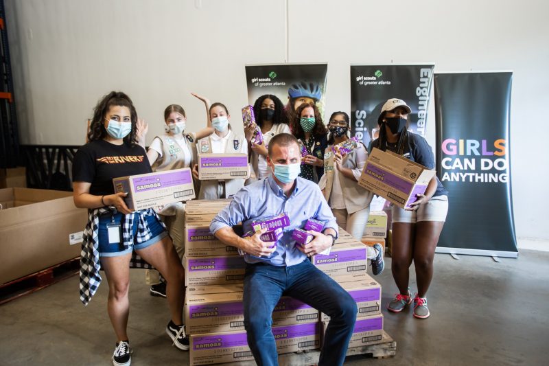 Mark Spain Real Estate is honored to be able to support the local girl scouts and communities in need!