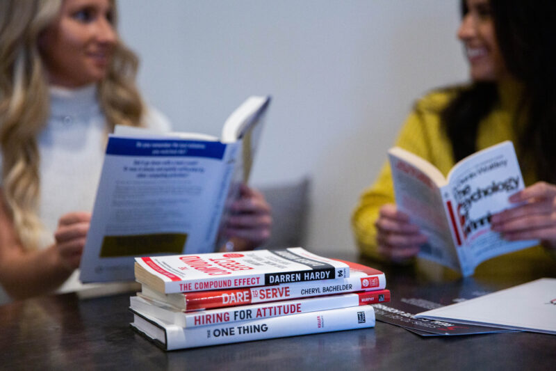 Our agents take the time to learn how to successfully sell your home by reading!