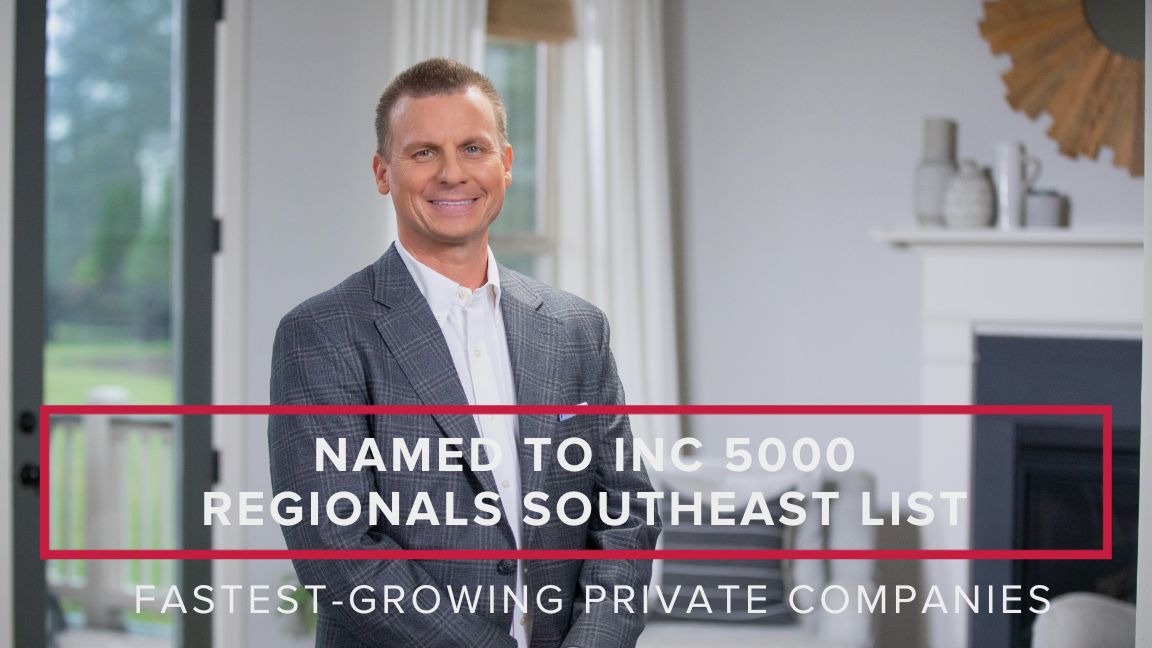 Named To INC 5000 Regionals Southeast List of Fastest-Growing Private Companies 2023